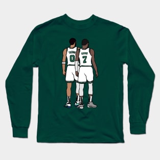 Jayson Tatum and Jaylen Brown Back-To Long Sleeve T-Shirt